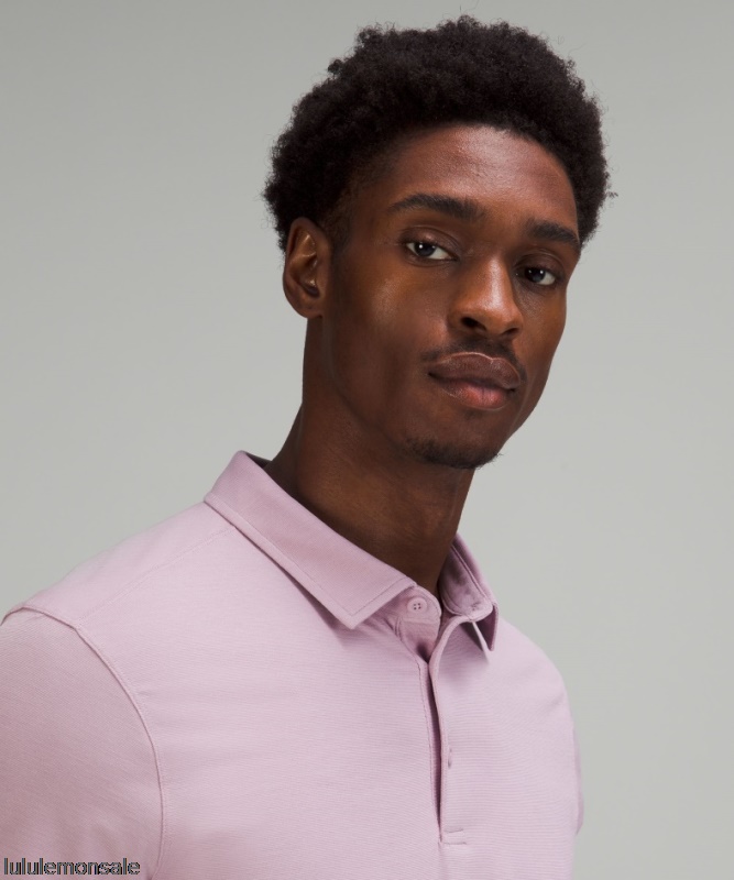 Lululemon Verkauf DELULU745 | Lululemon Deutschland Dusty Rose Evolution Kurzarm Poloshirt